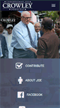 Mobile Screenshot of crowleyforcongress.com